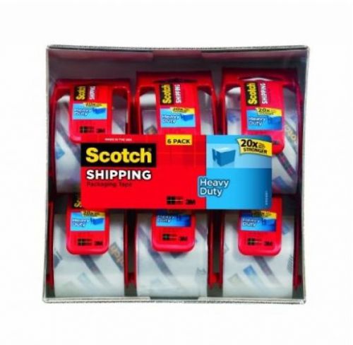 72 rolls scotch heavy duty packaging tape, 2 inches x 800 inches, for sale