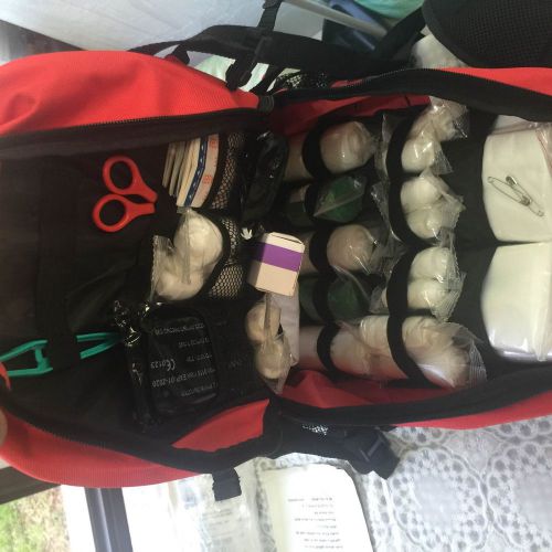 FIRST bag medic aid kit Hospital Trauma for travel-professiona medical bag red