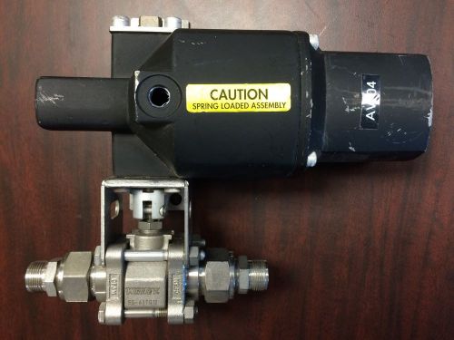 Whitey swagelok 133-sr actuator and  ss-63ts12 valve for sale
