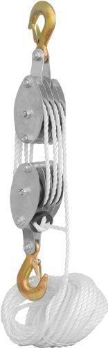 Generic Rope Pulley Block and Tackle Hoist