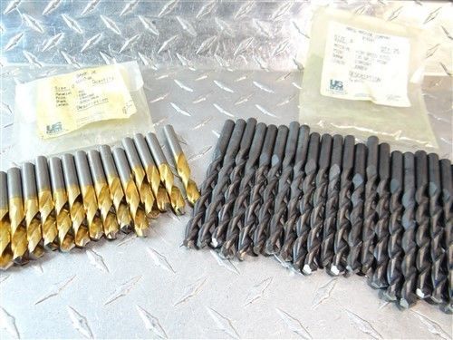 New!!! lot of 40 hss straight shank letter drills &#034;p&#034; &amp; &#034;q&#034; ub skf besly for sale