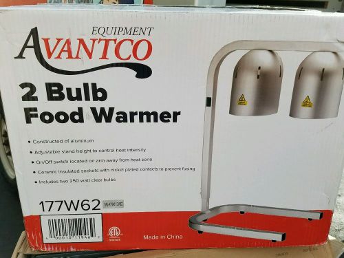 Chef Commercial Master Portable Heat Lamp Food Warmer Two Bulb