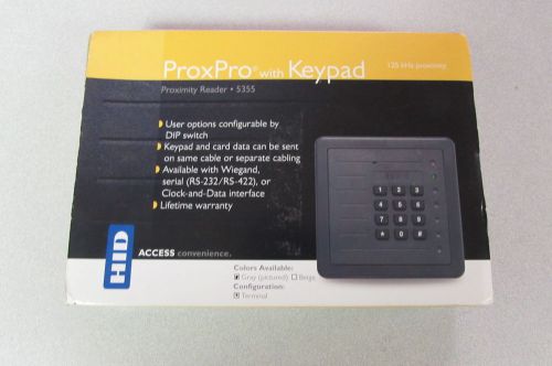 5355AGK00 Access Control Proximity ProxPro Wiegand Keypad Reader