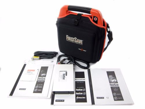 Survivalink FirstSave AED Training Unit 9100 9163-001 (Manuals, Tape, Cables)