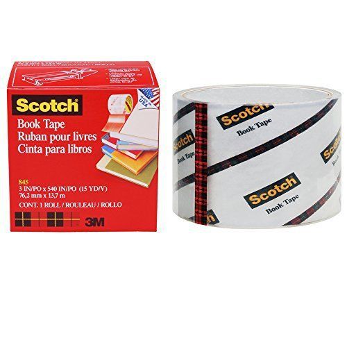 Scotch® Book Tape 845, 3 Inches x 15 Yards