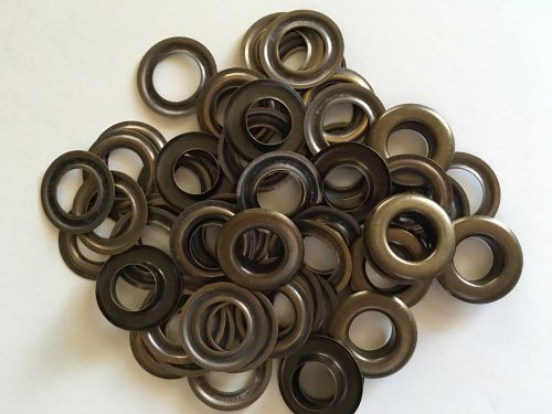 # 4 ( 1/2&#034; ) antique brass  self piercing grommets &amp; washers 100 pair for sale