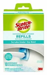 Disposable Toilet Scrubber Refills, Removes Rust &amp; Hard Water Stains, 10
