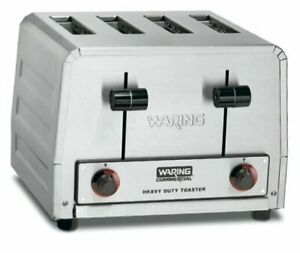 Commercial Heavy Duty Stainless Steel 208-volt Toaster with 4 Slots WCT805B