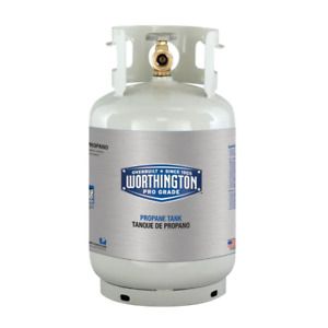 11 lb. Empty Liquid Propane Gas BBQ Grill RV Tank Worthington Pro Grade 281165
