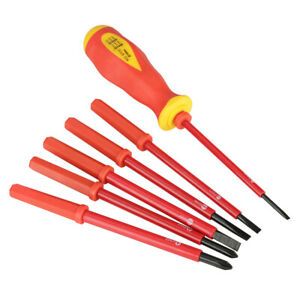 7 Piece Insulated Screwdriver Set  Interchangable Blades with strong magnetic