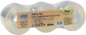 Earth Hugger Bandit Packaging Tape 2 Inches x 55 Yards, Refill Rolls Pack of 3