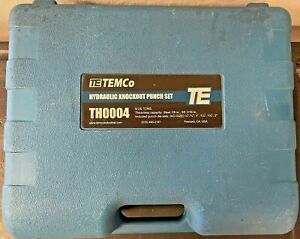 TEMCo TH0004 2&#034; HYDRAULIC K.O. PUNCH Elect. Conduit Hole Cutter (Metric Threads)