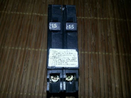 Murray MP1515 Twin Circuit Breaker 15 AMP Single Pole 120/240