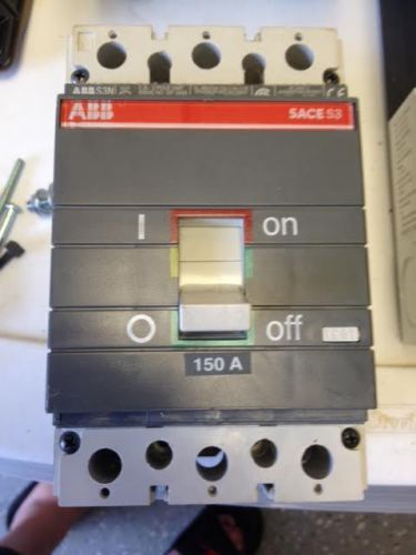 ABB Sace S3 Circuit Breaker, ABB S3N, 150A, 400V, NR. AMC1073178, 4F2