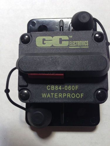 G c electronics dc circuit breaker 60 amp surface 184060f buss/cb84-060f/ 76505 for sale