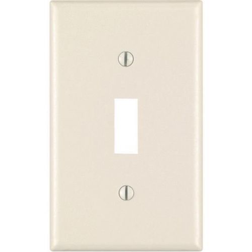 Leviton m56-78001-tmp 10-pack switch wall plate-lt alm 10pk 1tgl wallplt for sale