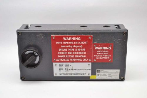 Stahl 8146/5071 16a amp 230v-ac control station disconnect switch b477792 for sale