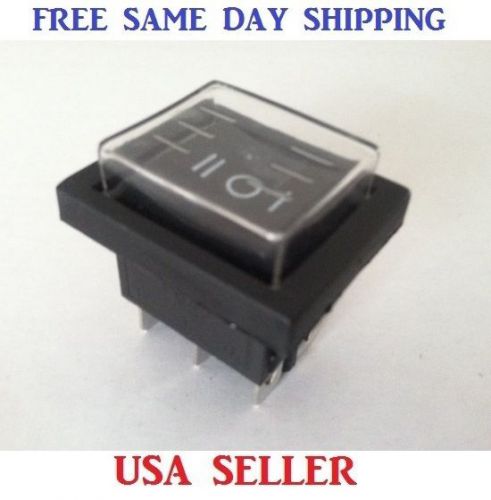 ~ Double Pole Double Throw ~  on-off-on  (Atv / Boat / Auto) ~ Waterproof Switch