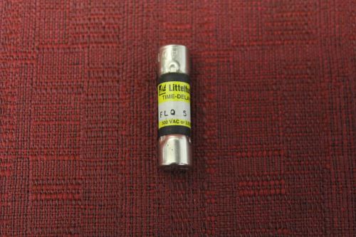 Littelfuse fuse, flq-5 5a time delay fuse new for sale
