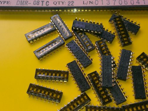 [50 pcs] DMR08T Dip-Switch SMD 8-Position with Tape Seal