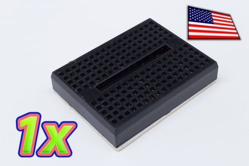 [1x] Black 170 Point Solderless PCB Mini Breadboard - Ships FAST from USA!