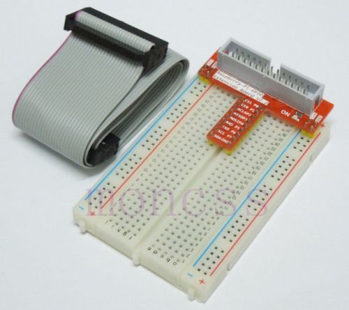 Raspberry Pi GPIO kit extension board adapter breadboard 26pin ribbon cable
