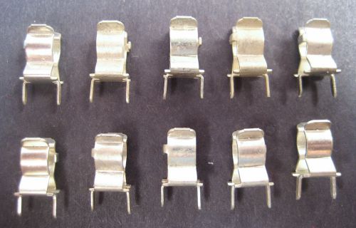 Fuse clips for 5mm mini type fuse. for pc board mounting: packs of 10 for sale