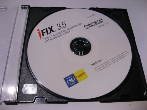 GE Fanuc iFIX 3.5 by Intellution Software CD Productiv Pack for AB Ver 2.0 Used