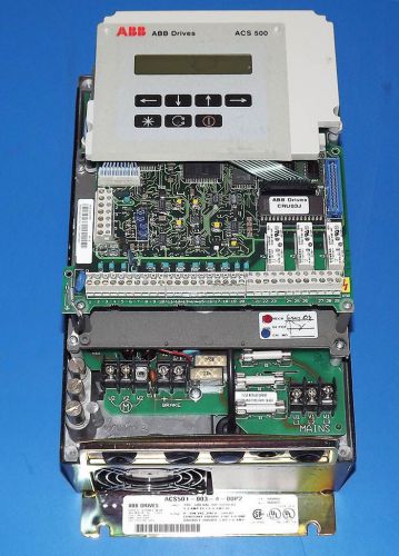 Abb acs501-003-4-00p2 variable frequency ac drive 3-hp / 5-hp acs-500 / warranty for sale
