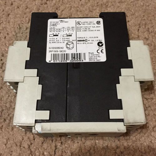 Siemens 3rp1505-1bq30 solid state time relay, industrial housing for sale