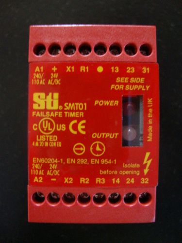 NEW STI Scientific Technologies SMT01 FAILSAFE TIMER 28361 0010 safety relay