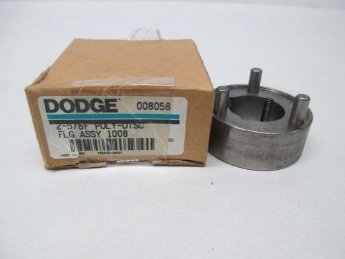 New dodge reliance 008058 2-5/8f poly-disc flange assembly 1008 coupling d353593 for sale