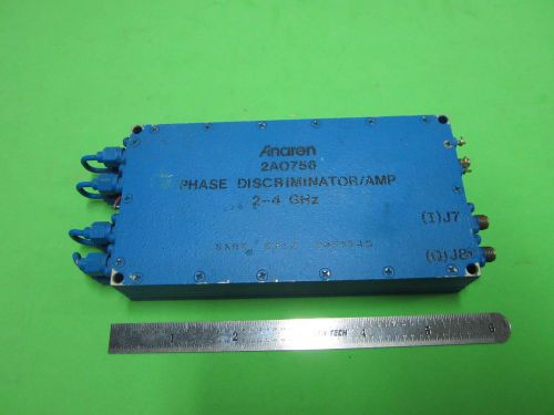ANAREN PHASE DISCRIMINATOR AMP 4 GHz  FREQUENCY RF MICROWAVE AS IS BIN#50
