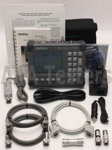 Anritsu SiteMaster S820A 3.3 to 20 GHz Cable &amp; Antenna Analyzer Site Master S820