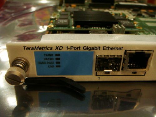 Spirent Smartbits LAN-3327A 1 port 10/100/1000Base-T Gigabit 1-port Dual Media T