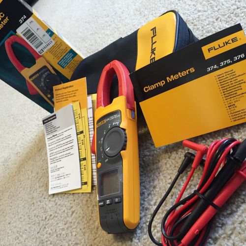 NEW!! &#034;Fluke 374 True-rms Ac/Dc Clamp Meter&#034;  Never Used! Lowest Price!