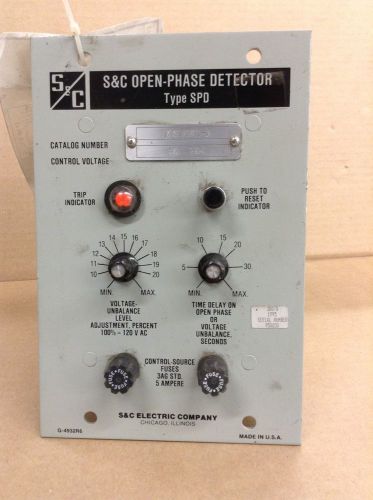 S&amp;C 38870R3-A Open-Phase Detector Type DPS 48VDC $ 75.00