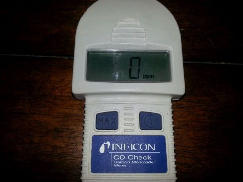 INFICON CO CHECK CARBON MONOXIDE METER WITH LEATHER HOLDER! MAKE AN OFFER!