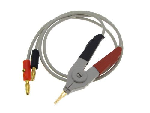 HQ LCR Meter Cable w/  Banana Plug Connectors kelvin clip SMD