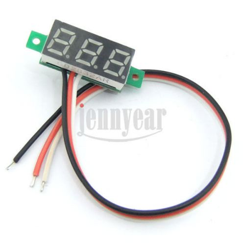 Mini 0.28&#034; Volt Meter Panel 0~100VDC Yellow Voltage Tester LED Digital Voltmeter