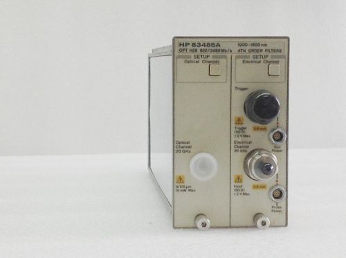Keysight/Agilent/HP 83485A Plug-In Module Opt H28, excellent oscilloscope noise