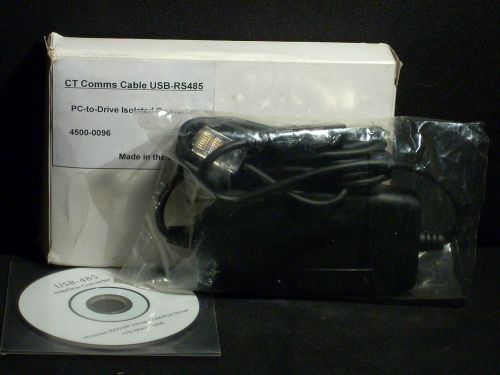 New! control techniques 4500-0096 usb rs485 pc to drive isolated converter w/box for sale
