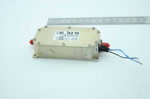 Mil spec rf microwave amplifier 1.3- 1.7 ghz 24dbm 33db gain tested for sale