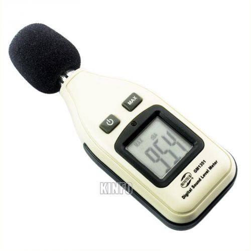 Digital lcd sound noise level tester 30~130dba decibel pressure auto backlight for sale