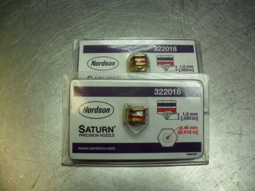 qty 2 - NORDSON   322018  New Sealed  Free ship   SATURN PRECISION NOZZLE