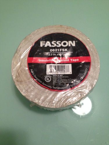 Fasson 0821FSK Insulation Sealant Tape 3&#034;x50yd