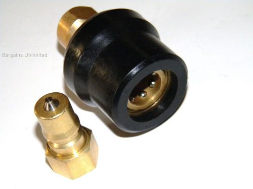Carpet Cleaning Brass M/F Quick Disconnect for hoses wands