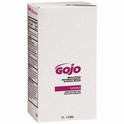 Gojo Pro 5000 Rich Pink Antibacterial Hand Soap, 2 - 5000 ml Refills (GOJ 7520)
