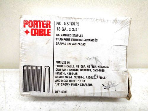 18 Ga x 3/4&#034; Galvanized Staples by Porter Cable, NS18075
