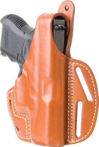 420005BN-L Blackhawk Brown Left Hand Leather Pancake Holster For Glock 26/27/33